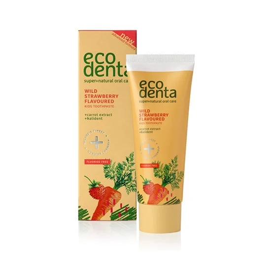 Ecodenta Dentifrice Verde Enfants Goût Fraise des Bois 75ml