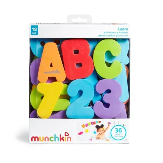 Munchkin Juguete Baño Letras y Números +18M 1ud