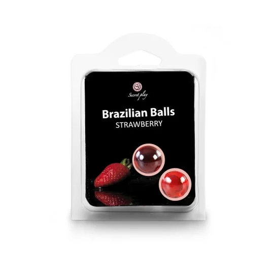 Segreto Giocare Brasiliano Palle aroma fragola 8g