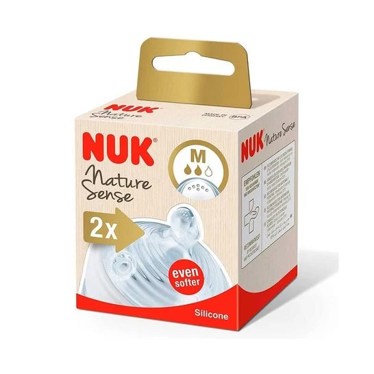 Capezzolo Nuk Nature Sense Silic Tm 2uts