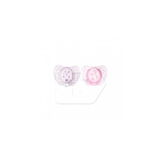 Manichino in gomma anatomica Chicco™ 0m+ rosa 2 pz