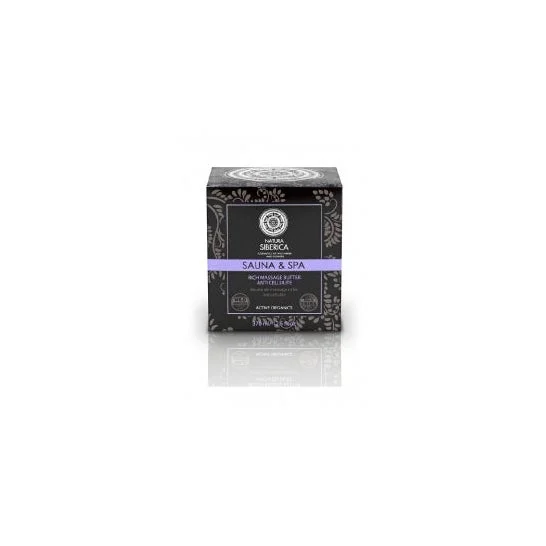 Natura Siberica Sauna & anti-cellulite spa burro per massaggi spessi 370 ml