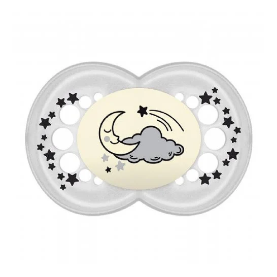 Mam Baby Soother Silicone Notte originale + 6 M Pack D