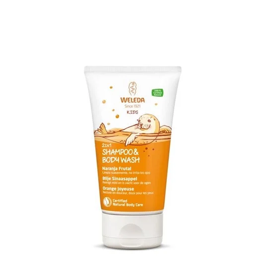Weleda Kids Shampoo e Gel 2in1 Arancione 150 ml