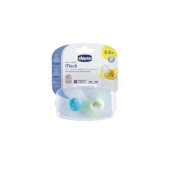 Manichino Chicco Micro Sil Blu 0-2m