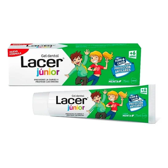Lacer Junior gel dentifricio al gusto menta 75ml
