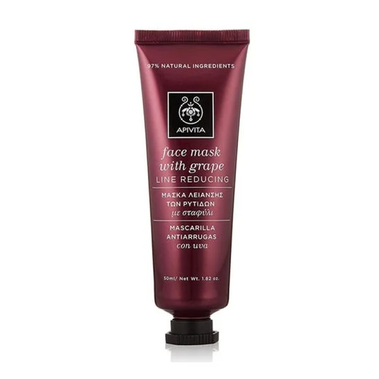 Maschera viso Apivita antirughe con uva 50ml