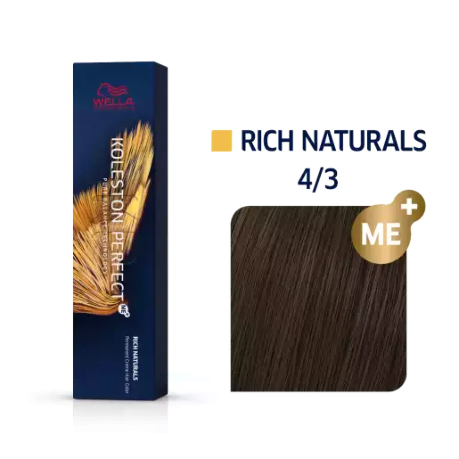 Koleston Perfect ME ™ Rich Natura l s Permanent Hair Color Natura l s 60 ml - Tonalità: 4/3
