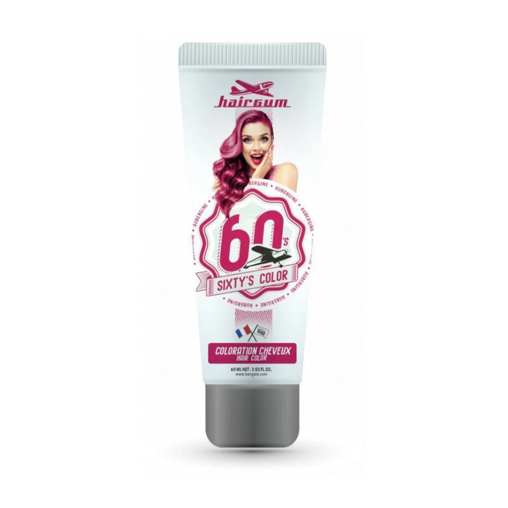 Hairgum Sixty's Color Colore per capelli Melanzana