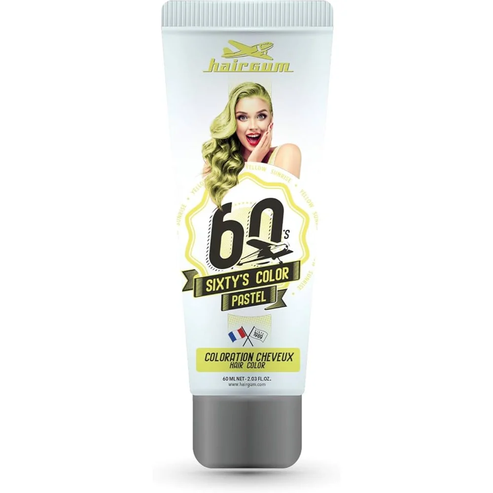 Hairgum Sixty's Color capelli Color Yellow Sunrise 60ml