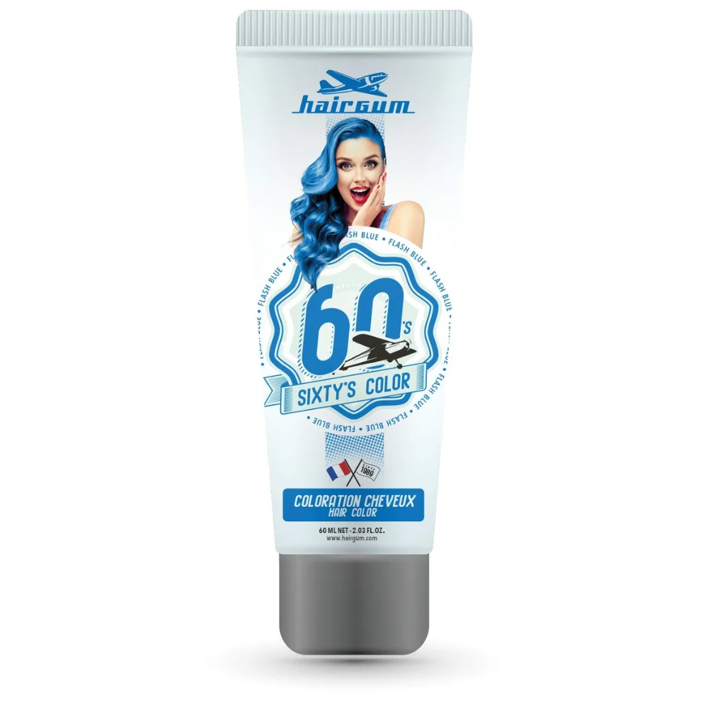 Hairgum Sixty's Colore capelli Color Flash Blue