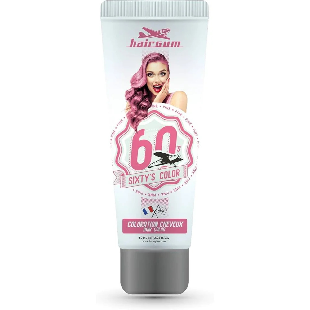 Hairgum Sixty's Colore capelli Color Rosa