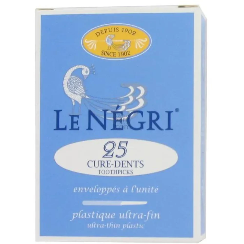 Le Negri Stuzzicadenti Plastica Confezioni X25