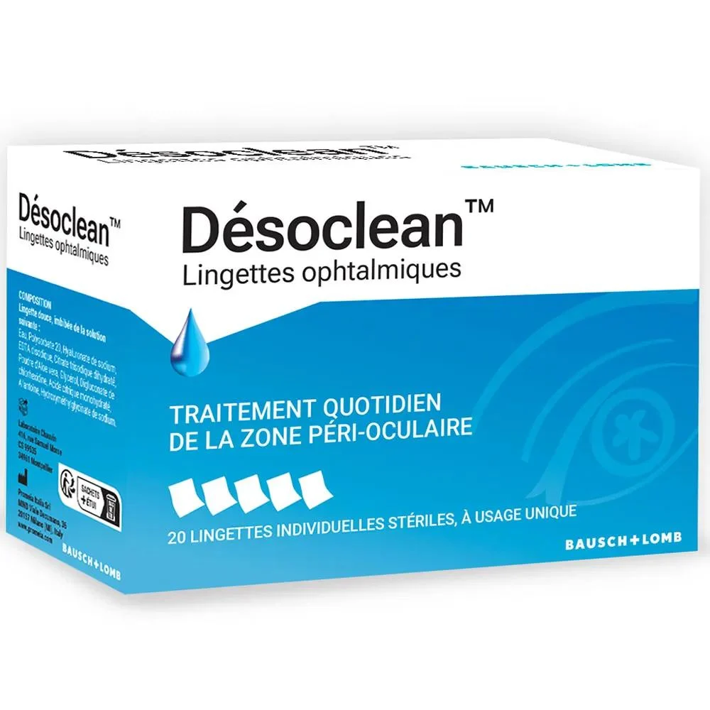 Bausch&Lomb Désoclean Salviette Oftalmiche x20
