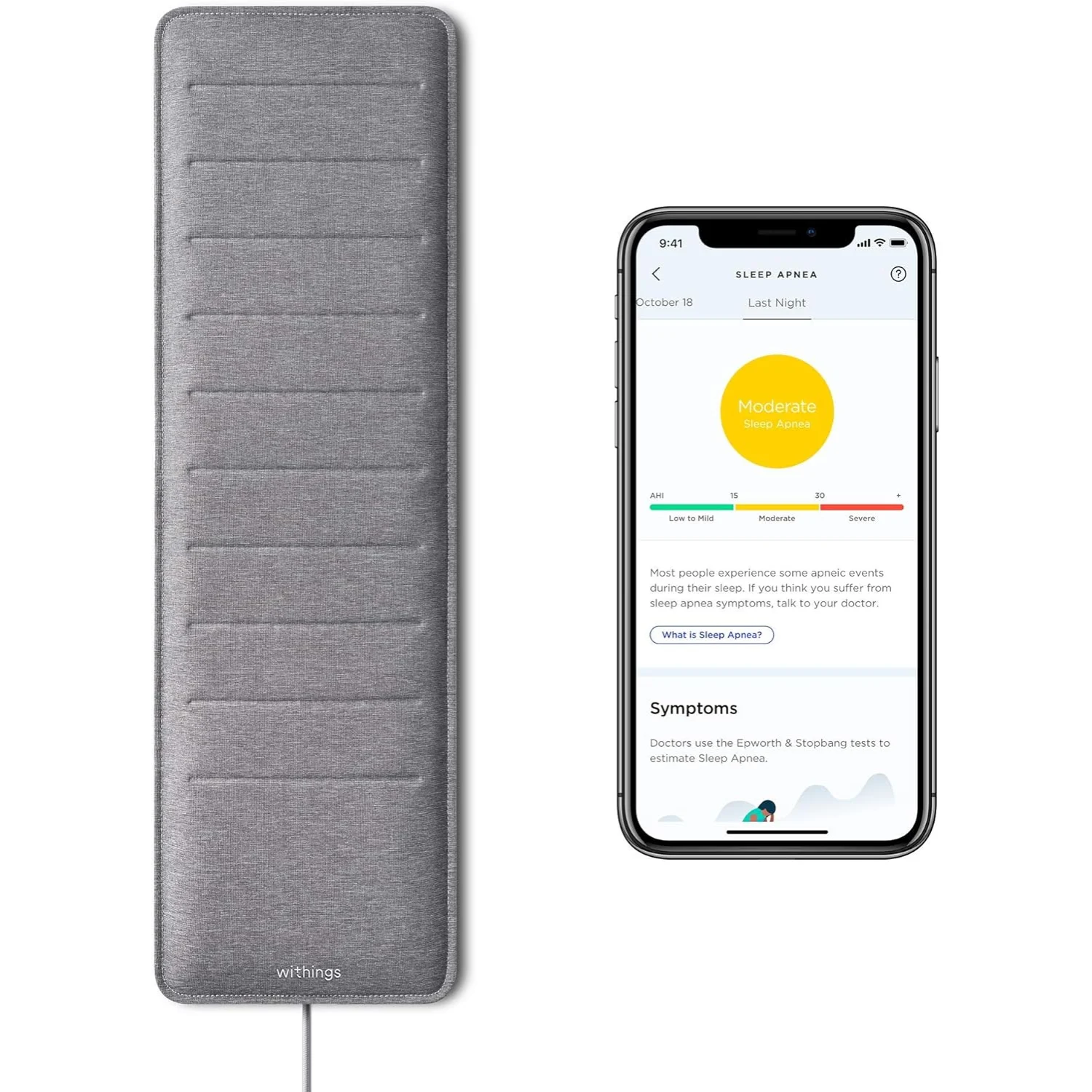 Withings Sleep Analyser Sensore di Sonno Connesso