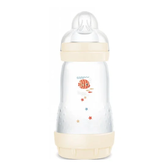 Mam Easy Start Nature Biberón Tetina Flujo 2 Algodón 260ml 1ud