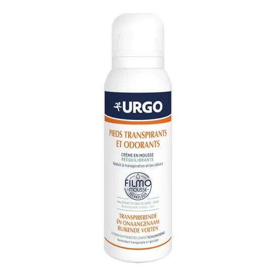 Urgo Crème En Mousse Pieds Transpirants Et Odorants 125ml