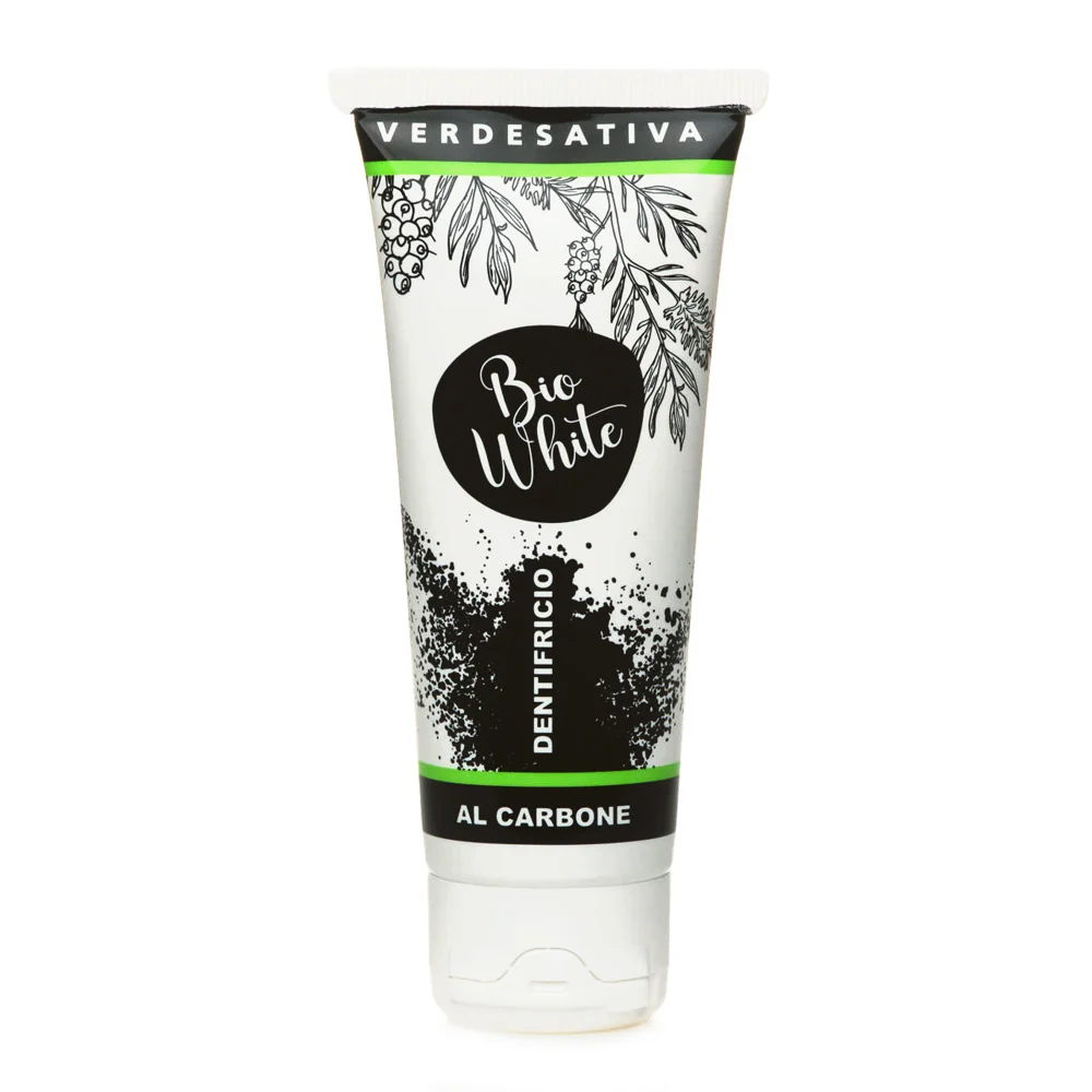 VERDESATIVA Dentifricio Bio White al Carbone