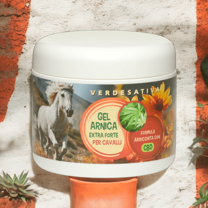 VERDESATIVA Gel Arnica Extra Forte per Cavalli