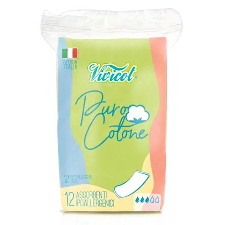 VIVICOT Puro Cotone – Assorbenti Giorno Anatomici