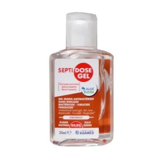 Septidose Gel Idroalcolico Antibatterico Aloe Coconut 30ml