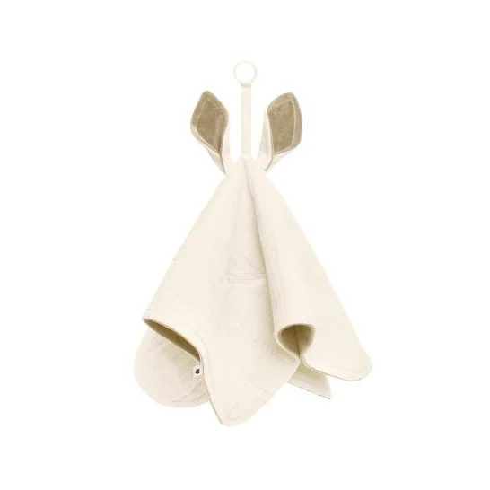 Bibs Cuddle Cloth Kangaroo Ivory 1 Unità