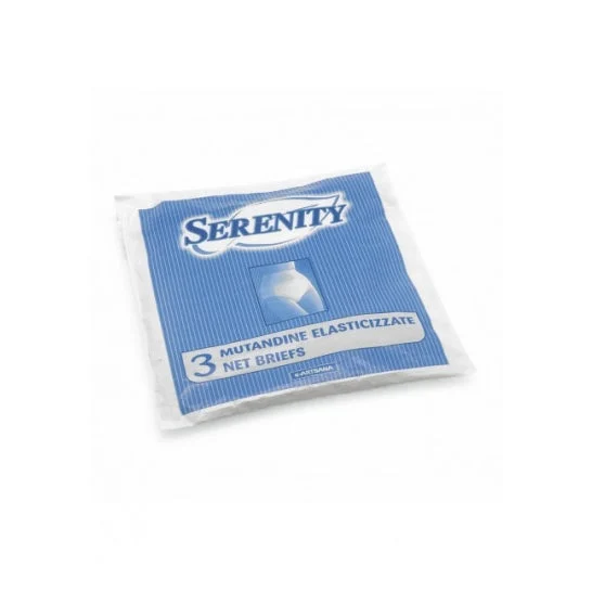 Serenity Mutandina a Rete Elastica Taglia M 3 Unità