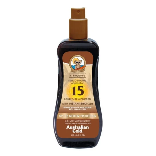 Australian Gold Instant Bronzer Spray Gel Spf15 237ml
