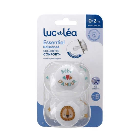 Luc Et Léa Essentiel Duo E1 Chupete Recién Nacido 0-2M 2uds