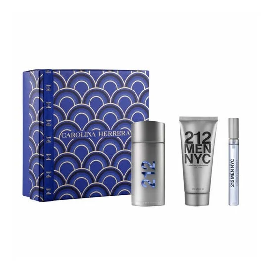 Carolina Herrera 212 Nyc Men Estuche 3uds