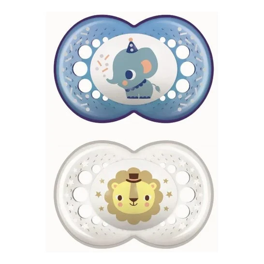 Succhietto in silicone originale MAM 16+ M A confezione doppia