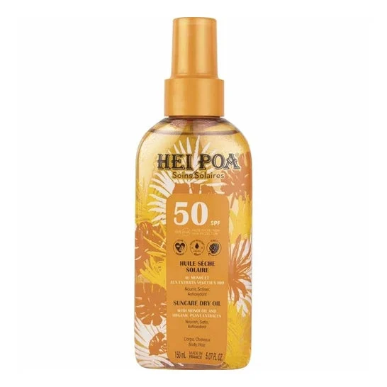 Hei Poa Monoi Olio secco ad alta protezione 50SPF 150ml