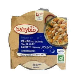 Babybio Buona Notte Dolce Notte Dolce Notte Carota Biologica e Riso di pastinaca della Valle della Loira 230g