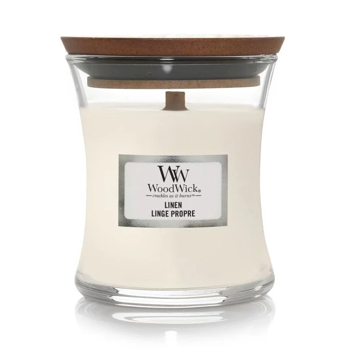 WOODWICK Candela Piccola – Linen