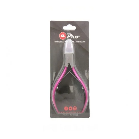 Albi Alicate Uñas Mano Pro Fucsia 10cm 1ud