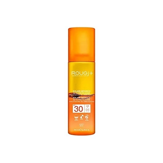 Rougj Protezione solare bifasica con attivatore SPF30 200ml