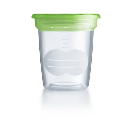 Barattoli di stoccaggio trasparente Mam 120ml lotto di 5