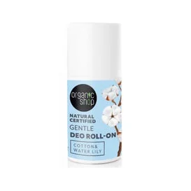 Organic Shop Gentle Deodorant RollOn Cotton Water Lily 50ml