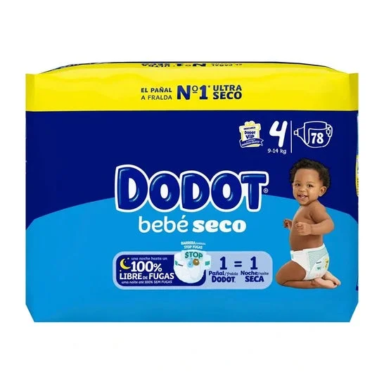 Dodot Etapas Pañales Talla 4 9-14kg 78uds