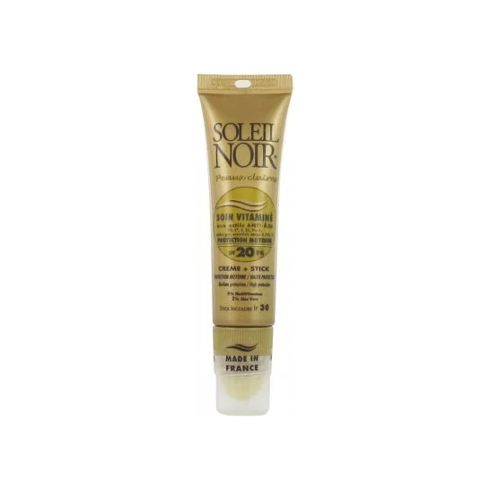 Soleil Black Pack Cuidado Vitamínico Crema Spf20 + Stick Spf30