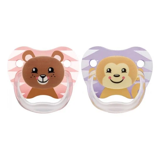 Dr Brown Prevent Animal Faces T6-18M 2 Unità
