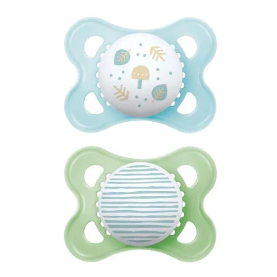 Mam Baby Soother originale in silicone 0-6 M pacchetto doppio A