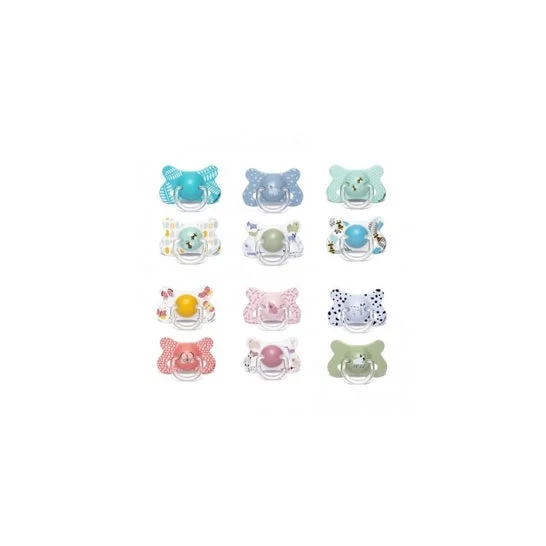 Suavinex Silicone Soother T. Anat. Fusion 4-18m 2uds