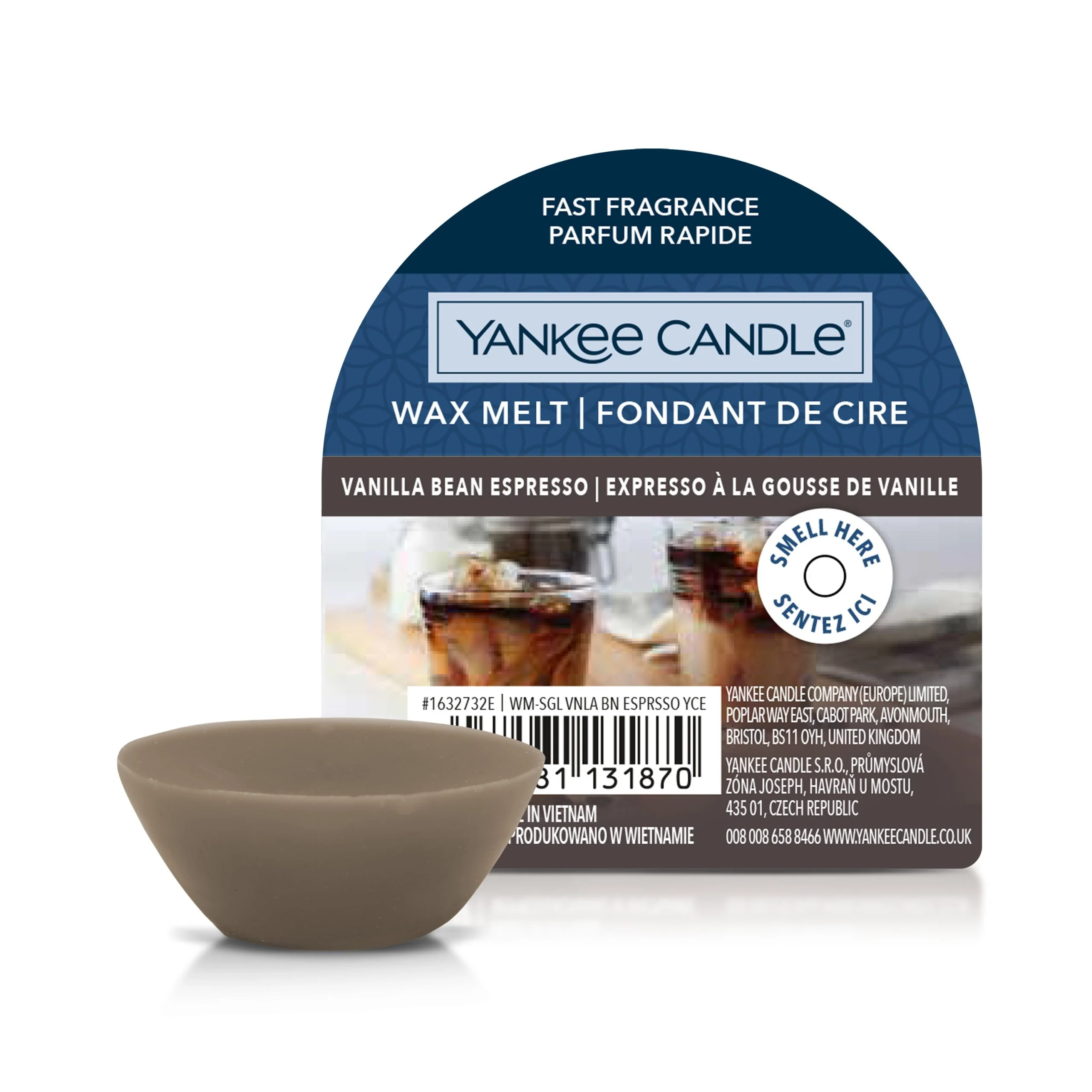 YANKEE CANDLE Cera da Fondere – Vanilla Bean Espresso