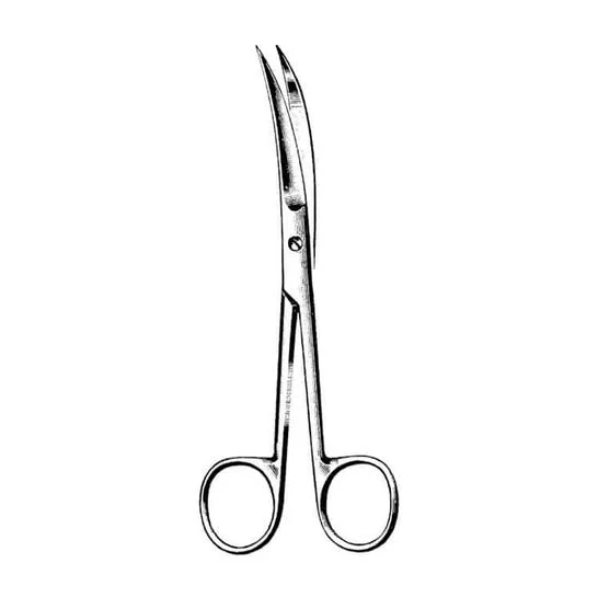 Forbici curve in acciaio inossidabile Corysan 14cm 1pc