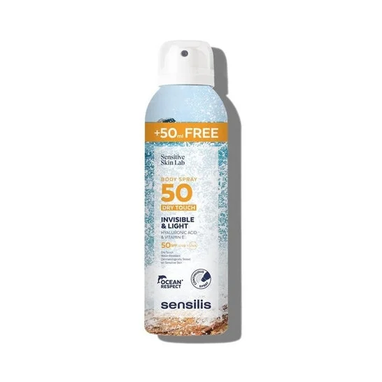 Sensilis Body Spray Dry Touch SPF50 200ml + 50ml