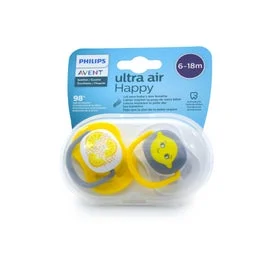 Philips Avent Chupete Ultra Air 6-18M 2 Unità