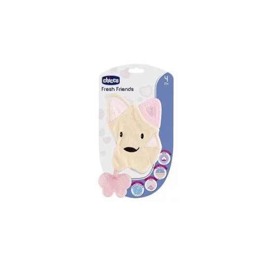 Chicco Teether 3 in 1 fresco amico rosa 4m+ rosa 4m+