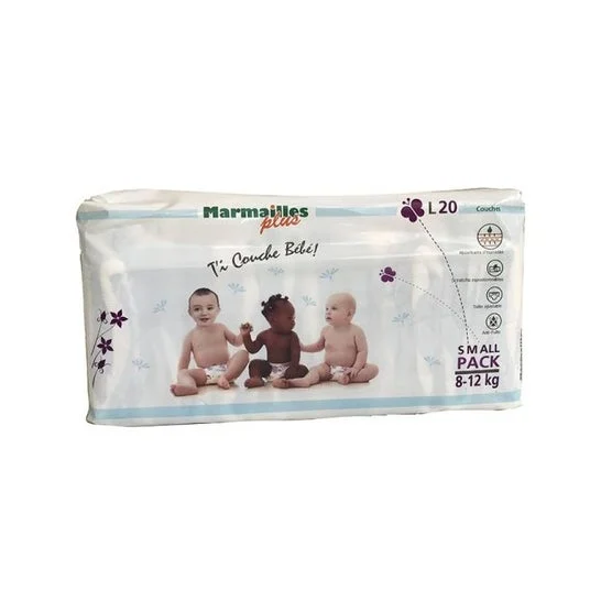 MARMAILLES PLUS pannolini per bambini taglia L20 (812kg) 20 pannolini