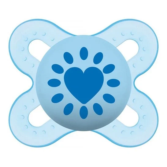 Mam Baby Silicone Soother Start 0-2 M Blu